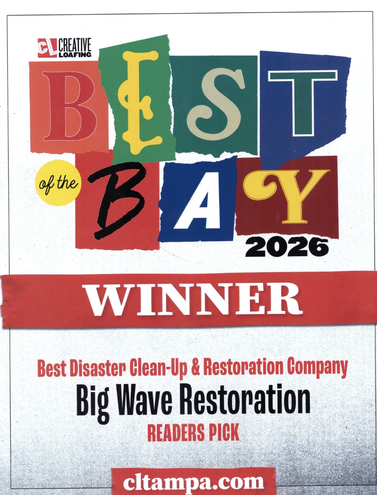 2026 Best of the Bay winner
