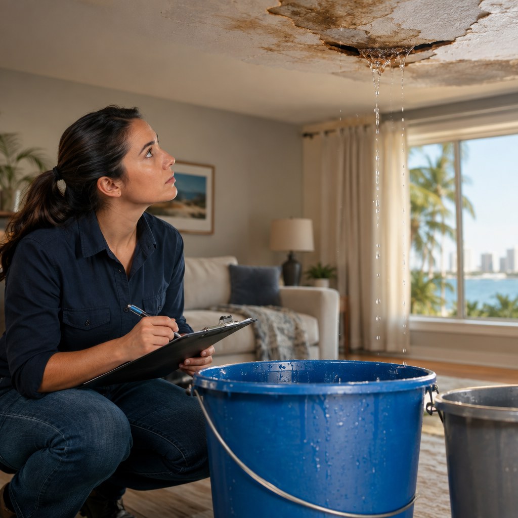 Water Damage in St. Petersburg, FL: What to Do After a Roof Leak